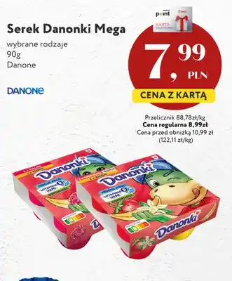 Serek Danonki Mega truskawka wanilia
