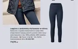 Tchibo Legginsy z podszewką stylizowane na dżinsy oferta