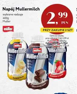 Market Point Napój Müllermilch o smaku truskawkowym oferta