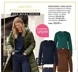 Tchibo Cienki sweter z wełny merino oferta