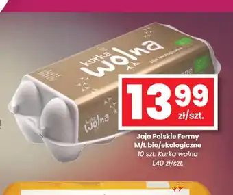 Jajka kurze Polskie Fermy M/L bio/ekologiczne Kurka Wolna