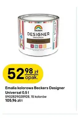 Castorama Emalia kolorowa Beckers Designer Universal oferta