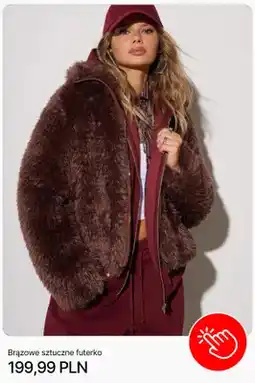 Cropp Brązowe sztuczne futerko Cropp oferta