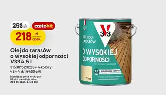 Olej do tarasów o wysokiej odporności