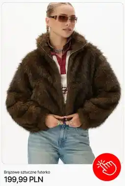 Cropp Brązowe sztuczne futerko Cropp oferta