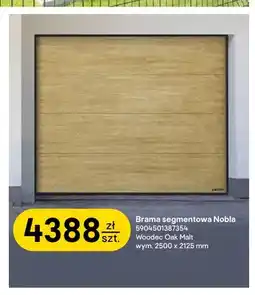 Castorama Brama segmentowa Nobla Woodec Oak Malt Wiśniowski oferta