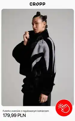 Cropp Futerko oversize z regulowanym kołnierzem Cropp oferta