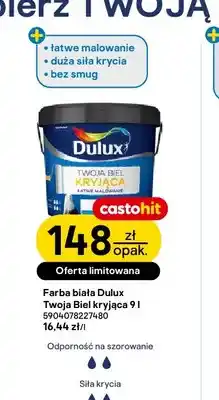 Castorama Farba biała Dulux Twoja Biel kryjąca oferta