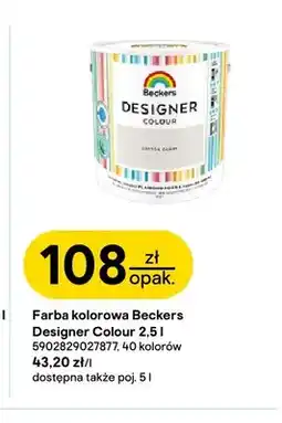 Castorama Farba kolorowa Beckers Designer Colour oferta