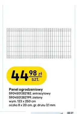 Castorama Panel ogrodzeniowy 123x250 cm Wiśniowski oferta