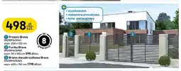 Castorama Brama dwuskrzydłowa Brava Polbram oferta