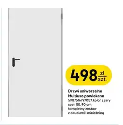 Castorama Drzwi uniwersalne Multiuso powlekane szer. 80 cm Padilla oferta