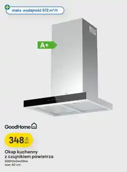 Castorama Okap kuchenny z czujnikiem powietrza GoodHome szer. 60 cm oferta