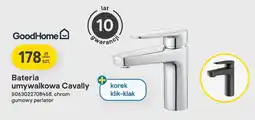 Castorama Bateria umywalkowa GoodHome Cavally chrom oferta