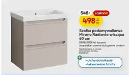 Castorama Szafka podumywalkowa Mirano Radiante wisząca 60 cm kaszmir oferta