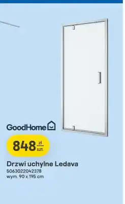 Castorama Drzwi uchylne GoodHome Ledava 90x195 cm oferta
