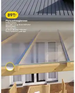 Castorama Płyta poliwęglanowa 0,98x2 m 10 mm oferta