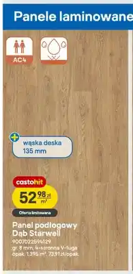Castorama Panel podłogowy Dąb Starwell oferta