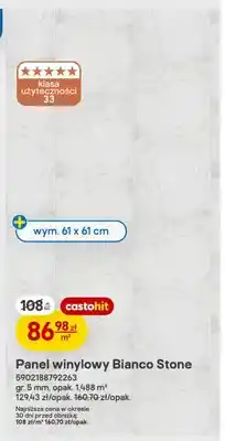 Castorama Panel winylowy Bianco Stone oferta