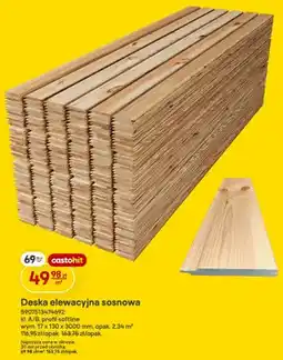 Castorama Deska elewacyjna sosnowa oferta