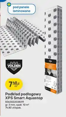 Castorama Podkład podłogowy XPS Smart Aquastop Volden oferta