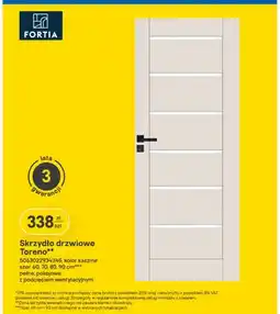Castorama Skrzydło drzwiowe Toreno pełne Fortia oferta