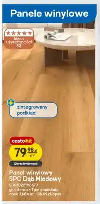 Castorama Panel winylowy Spc Dąb Miodowy oferta