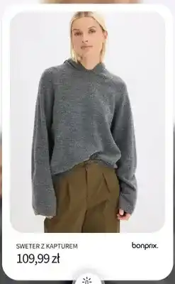 BonPrix Sweter z kapturem Bonprix oferta