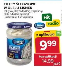 Stokrotka Market Filety śledziowe w oleju Lisner oferta