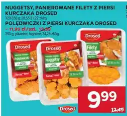 Stokrotka Market Nuggetsy, panierowane filety z piersi kurczaka Drosed oferta