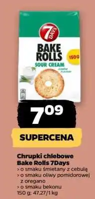 Netto Chrupki chlebowe Bake Rolls 7Days oferta