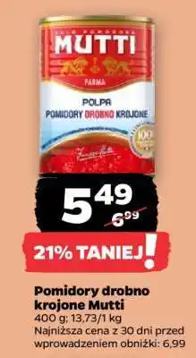 Netto Pomidory drobno krojone MUTTI oferta