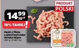 Netto Paski z fileta z piersi kurczaka Sztuka Mięsa oferta