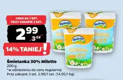Netto Śmietanka 30% Miletto oferta