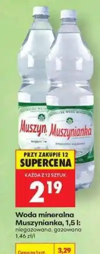 Biedronka Woda mineralna Muszynianka, 1,5 l oferta
