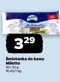 Netto Śmietanka do kawy Miletto oferta