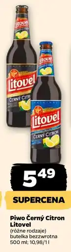Netto Piwo Černy citron Litovel oferta