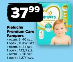 Netto Pieluchy PREMIUM CARE PAMPERS oferta