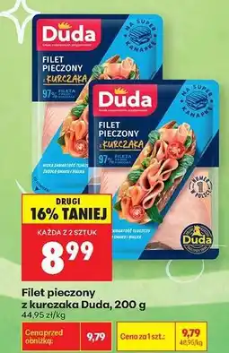 Biedronka Filet pieczony z kurczaka Duda 200 g oferta