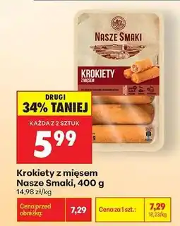Biedronka Krokiety z mięsem Nasze Smaki, 400 g oferta
