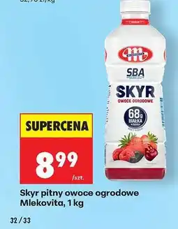 Biedronka Skyr pitny Owoce Ogrodowe Mlekovita, 1 kg oferta