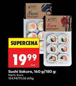 Biedronka Sushi Sakura, 160 g/180 g oferta