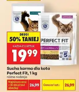 Biedronka Sucha karma dla kota Perfect Fit, 1 kg oferta