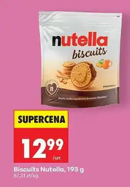 Biedronka Biscuits Nutella 193 g oferta