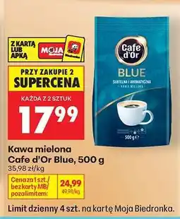 Biedronka Cafe d’Or Blue, 500 g oferta