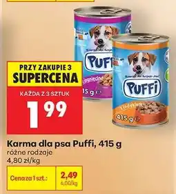 Biedronka Karma dla psa Puffi, 415 g oferta