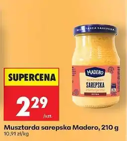 Biedronka Musztarda sarepska Madero, 210 g oferta