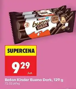 Biedronka Baton Kinder Bueno Dark, 129 g oferta