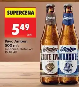 Biedronka Piwo Amber, 500 ml oferta