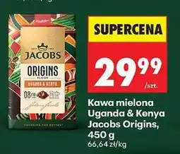 Biedronka Kawa mielona Uganda & Kenya Jacobs Origins, 450 g oferta